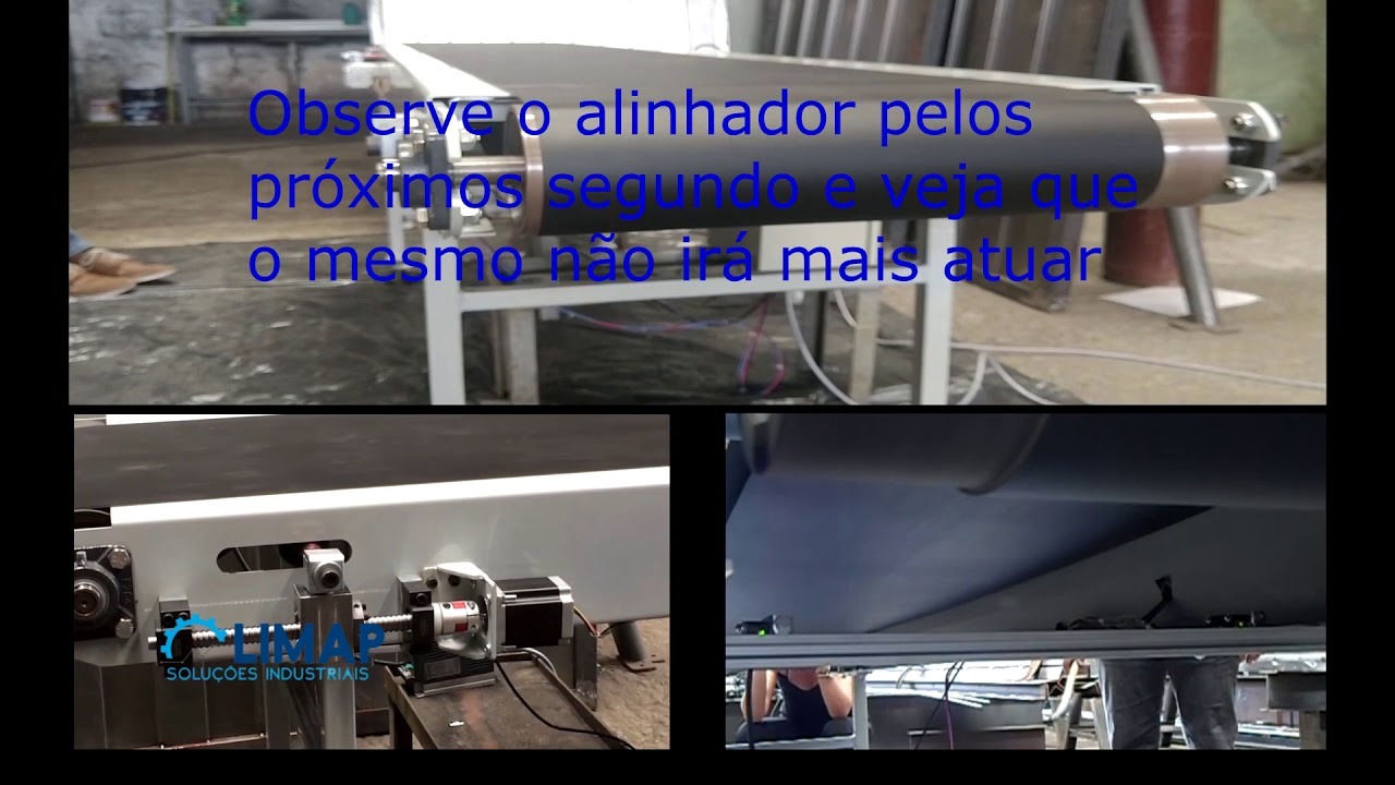 Alinhador de correia transportadora