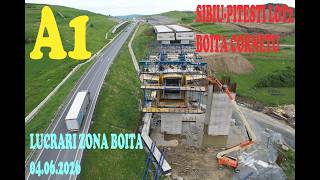 Autostrada A1 Sibiu Pitești lot2 Boița Cornetu lucrari Boița 04 06 2026 #autostrada