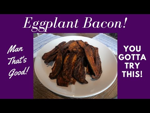 Vegan Eggplant Bacon - MUST TRY! #vegan #plant-based #veganbacon #livingthealleyway #bacon
