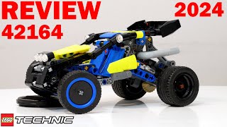 YouTube thumbnail: Awesome small set: LEGO Technic Race Buggy 42164 Detailed set review 2024