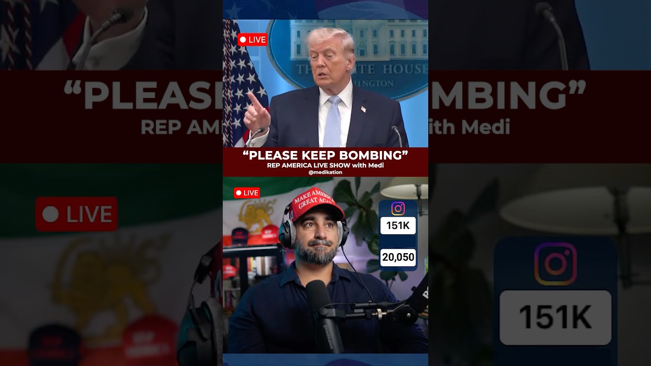 🚨 Trump Speaks Out on Iran: 'The Iranians Want Us to Keep Bombing... They Want Freedom