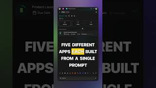 Five Apps, One Prompt Each