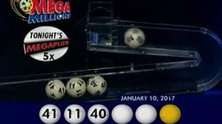 2017 01 10 Mega Millions Numbers and draw results