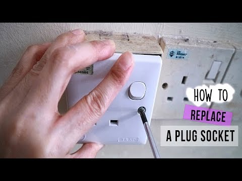 Replace a plug socket