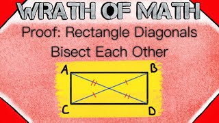 Proof: Rectangle Diagonals Bisect Each Other