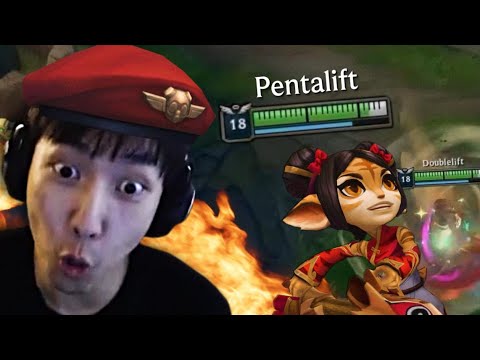 EASIEST PENTAKILL ON TRISTANA | Doublelift