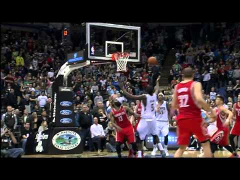 Gorgui Dieng Bobbles the Ball, but Still Hits the Game Winner!