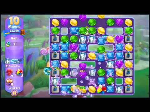 Wonka's World of Candy Level 176 - NO BOOSTERS + FULL STORY 🍫 | SKILLGAMING ✔️