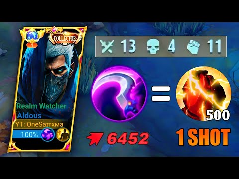 ALDOUS NEW WORST ITEM CAN 1SHOT THE ENEMY🔥 | ALDOUS BEST BUILD 2023