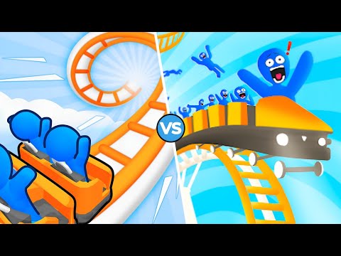 Runner Coaster Game VS  Roller Coaster Run 3d Game_All Level Up In Android Gameplay iOS 
