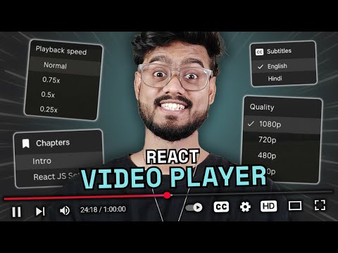 Build a React Video Player with Quality Switch, Chapters, Subtitles, Speed, ImageKit ABS 🔥