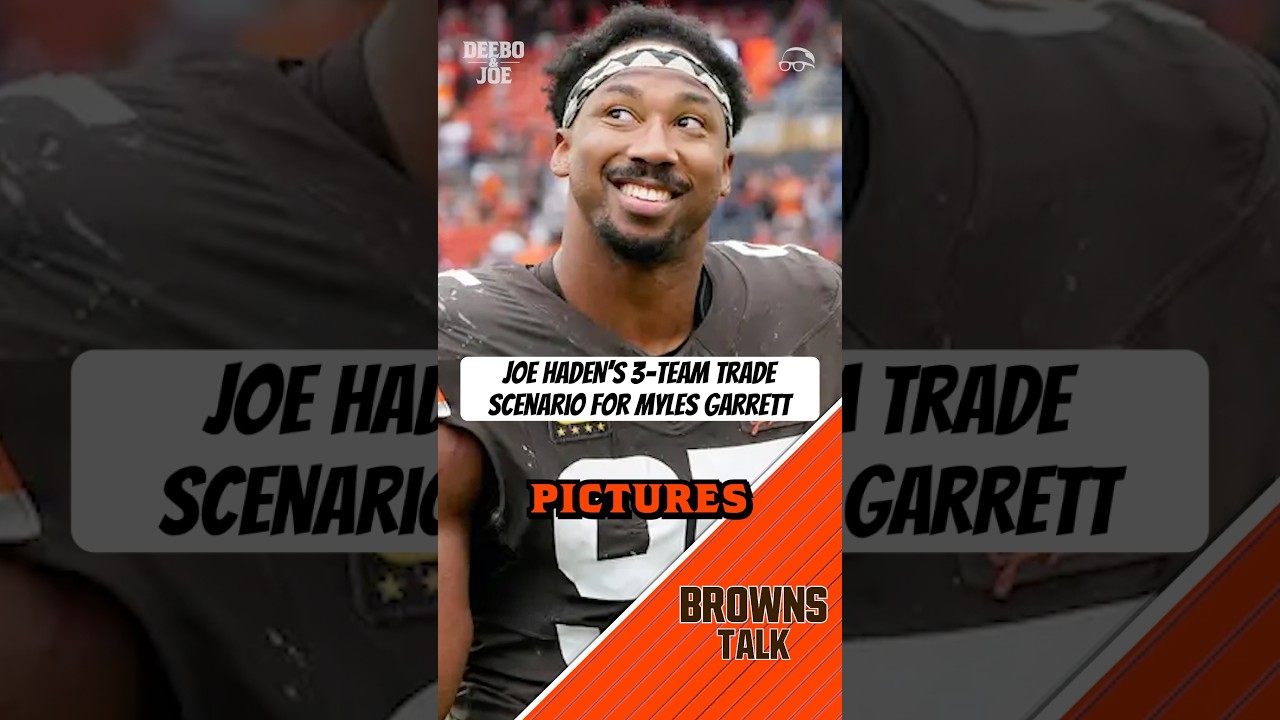 Joe Haden has a 3-team trade scenario for #MylesGarrett where everyone leaves happy 👀 #DeeboAndJoe