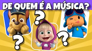 🐶ADIVINHE O DESENHO PELA MÚSICA | Desenhos infantis #quiz