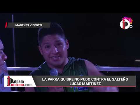 NOCHE DE BOXEO EN PALPALÁ: PERDIÓ LA PARKA QUISPE