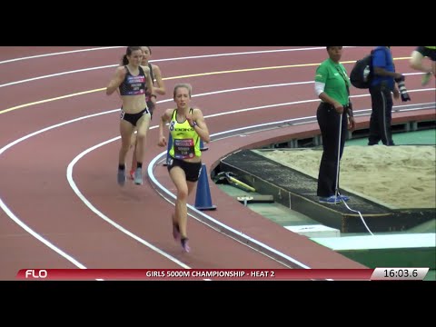 Champ Girls 5k Section 2 Anna Rohrer NATL Record   2015 NBNI