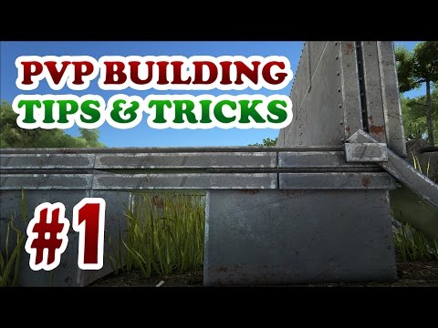 ARK | Advanced PVP Building Design Tips&Tricks Ep1 | Double foundation & wall fortification