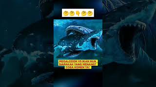 Download lagu megalodon vs ikan nun siapakah yang menang🤔?||salam satu hobi#short #megalodon#subscribe mp3