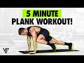 5 Minute Plank AB Workout (No Equipment Needed!)