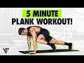 5 Minute Plank AB Workout (No Equipment Needed!)