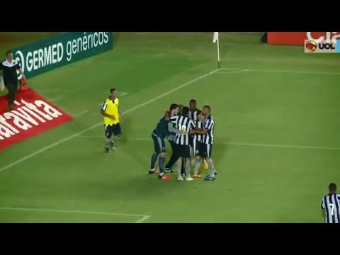 O Botafogo vence a Portuguesa-RJ por 2x1
