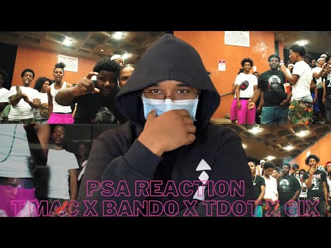 T Mac x Bando x Tdot x 6ix - PSA (Music Video) [Shot By Tlor] (REACTION) | Crooklyn Reaction