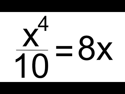 CÓMO RESOLVER UNA ECUACIÓN DE 4 GRADO CON 4 SOLUCIONES.
