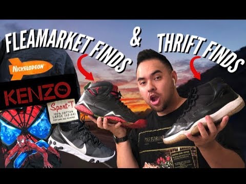 JORDANS!FLEAMARKET & THRIFT STORE FINDS! Trip to the thrift #350