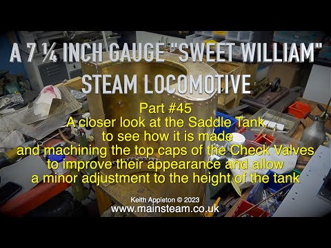 A 7 ¼ INCH GAUGE "SWEET WILLIAM" LOCOMOTIVE - PART #45