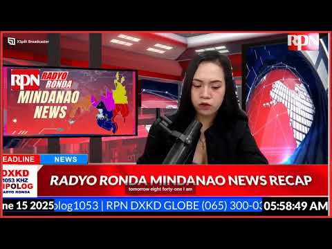 RADYO RONDA MINDANAO NEWS RECAP