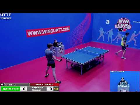 Цубера Роман 1-3 Варченко Михаил  Турнир Восток 5 WIN CUP 21.11.20  Зал 3