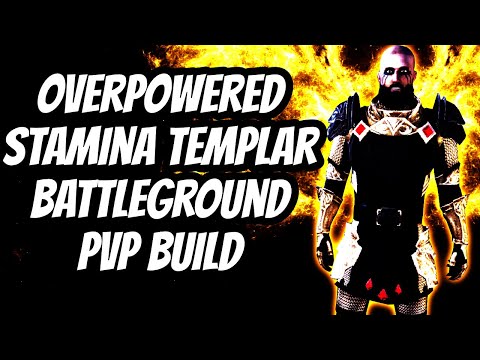 ESO - 🌟Overpowered Solo Stamina Templar Battleground PvP Build🌟