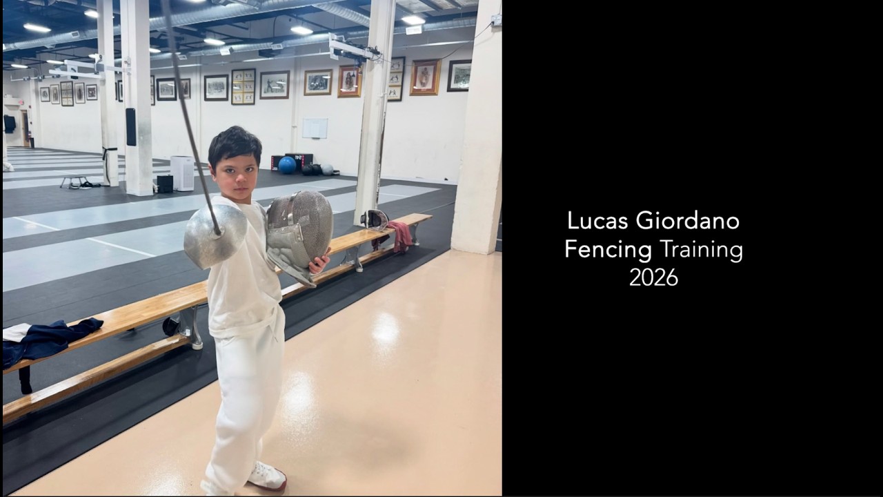 Lucas Giordano - Fencing training 2026 (Zeta Fencing)