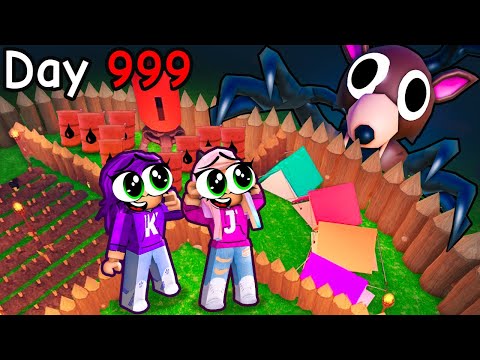 We built a huge base in 99 Nights in the Forest!