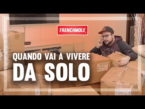 QUANDO VAI A VIVERE DA SOLO 🏠
