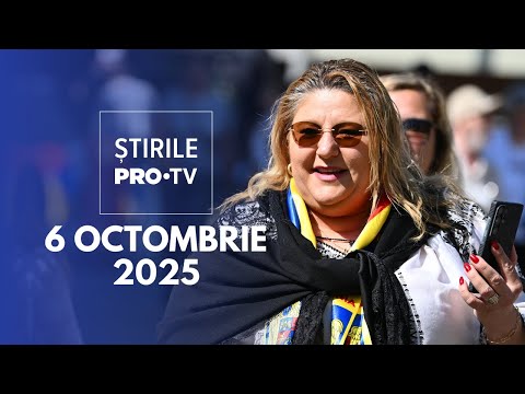 Știrile PRO TV - 6 Octombrie 2025 | Diana Șoșoacă, inculpată