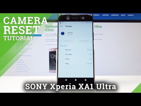 How to Reset Camera in SONY Xperia XA1 - Restore Camera Settings