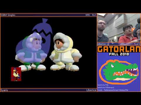 GatorLAN SSBM Singles - 9/22/18 - Syaris (Falco) Vs. UberIce (IC) - Pools