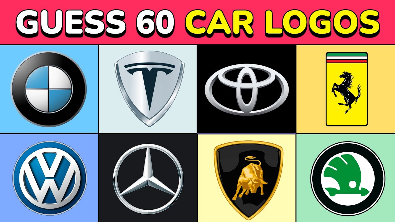 Guess the Car Brand Logo in 5 seconds ✅ Logo Quiz - Easy, Medium, Hard, Pro Levels