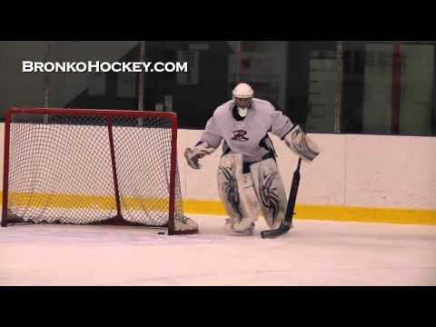 Bronko Hockey Goalie Training with Tenders Goaltending Academy.wmv