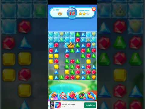 Jewel Crush 💎 Level 586 ⭐⭐⭐ 2021 - Jewels & Gems Match 3 Legend no Booster 👑 Android Gameplay ✅