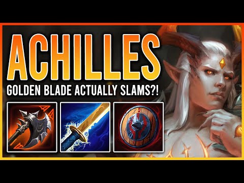 ACHILLES GOLDEN BLADE SOLO IS A BLESSING! - Grandmasters Ranked Conquest Season 9 #smite