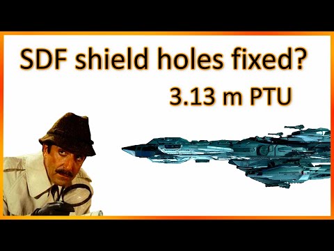 3.13 m PTU  SDF shield hole test