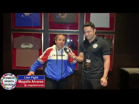 Magalie Alvarez Post-Fight