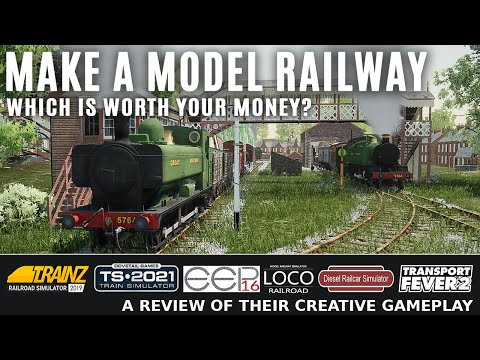 Creative Train Games. Which should you buy? Trainz, Train Sim, EEP 16, Loco, DRS, Transport Fever 2