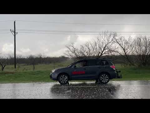 Ran into Reed Timmer minutes before losing our windshields on the Quanah Tornado Fest 04/23:21