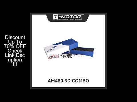 T-MOTOR AM480 3D Combo (AM480 Brushless Motor+AM66A ESC+13*6.5 Prop) for 48"-52" 3D Plane RC Drone l