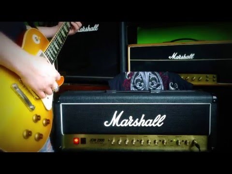 MARSHALL JCM2000 DSL100  AMP HEAD - Gibson Les Paul - Test