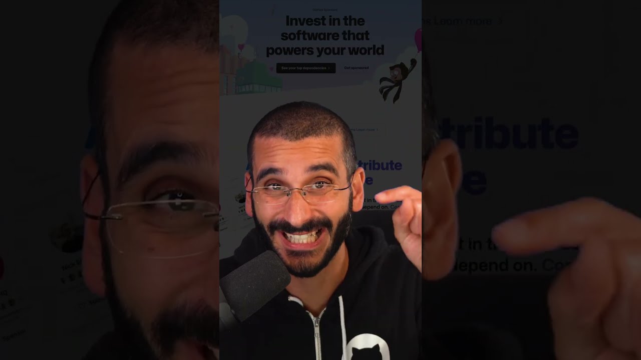 Make money TODAY with Open Source on GitHub (sponsors) #shorts