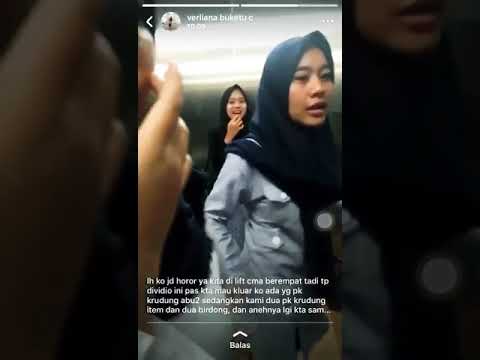 Penampakan cewe berkerudung abu' di lift kampus 4 UAD! Keliatan jelas banget!!