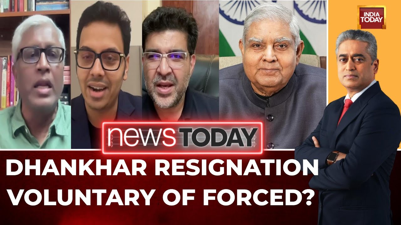 Jagdeep Dhankhar's Exit Mystery: Resignation Row An Embarrassment For Government? | NewsToday